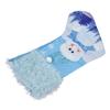 Cute Hanging Christmas Sock Luminous Candies Bag Gift Stocking with Hook for FestivalSnowman Type