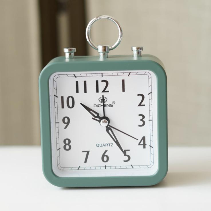 Creative Mute Cute Alarm Clock Student Simple Dormitory Desktop Bedside Bedroom Clock Children Alarm Clock