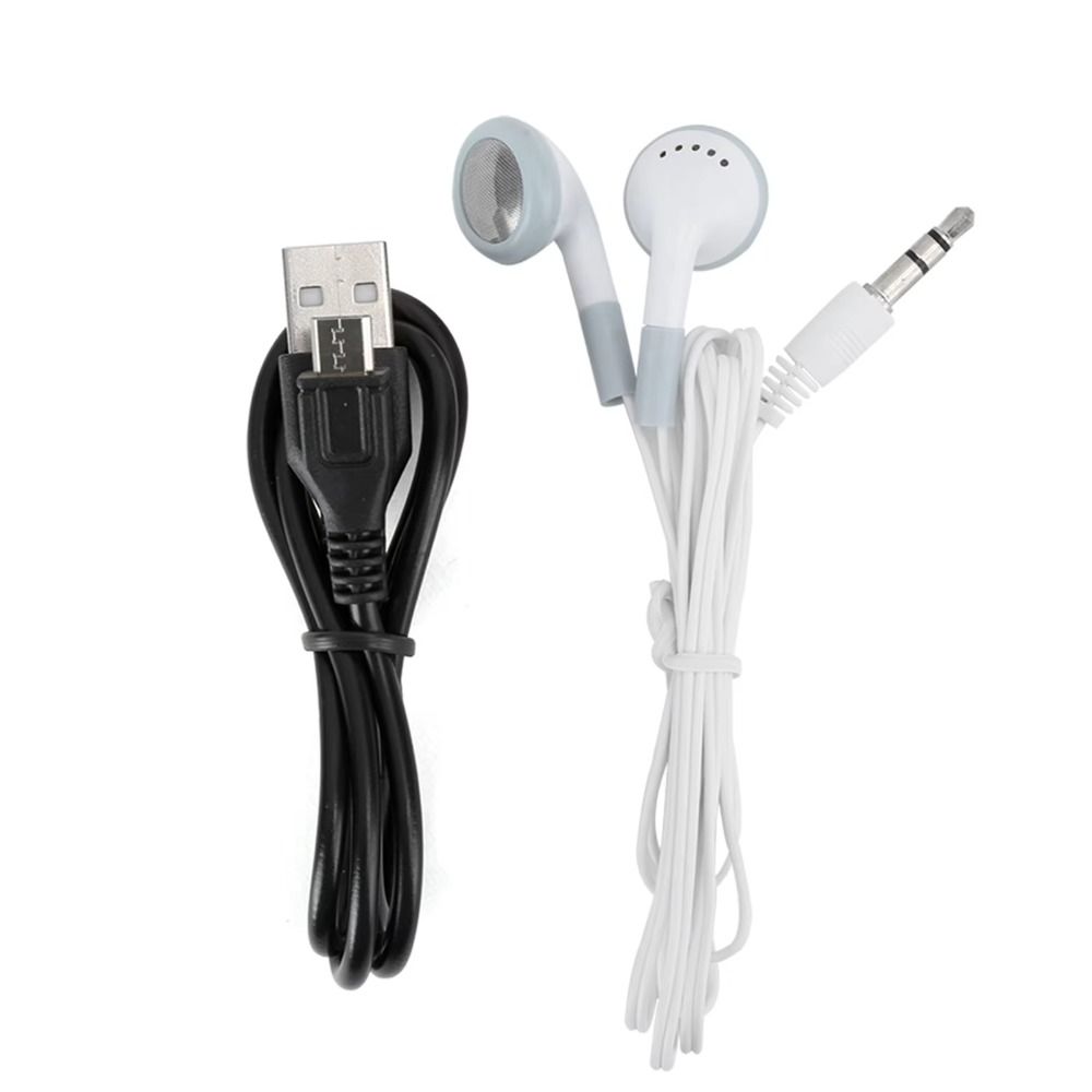 Solid Color MP4 Music Player Long Strip Mini Music Player Portable Student MP3  Men Women