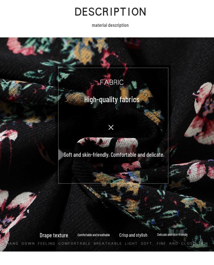 Women's Lace High-Neck Printed Mesh Top - Stylish Spring/Summer Fashion