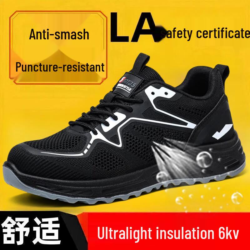 Men s Breathable Steel Toe Safety Shoes 40