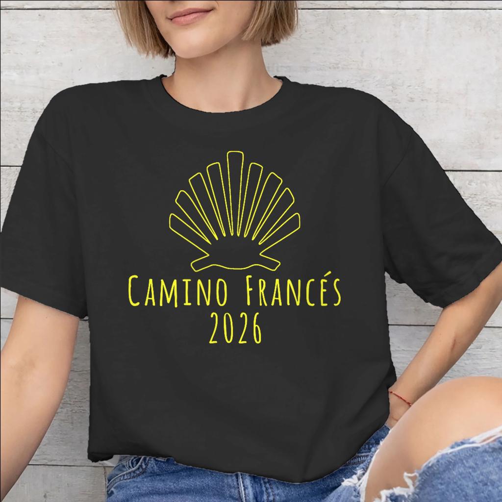 Men Women Camino de Santiago 2026 T Shirt Cotton Graphic Printed TShirt Clothing Outfits