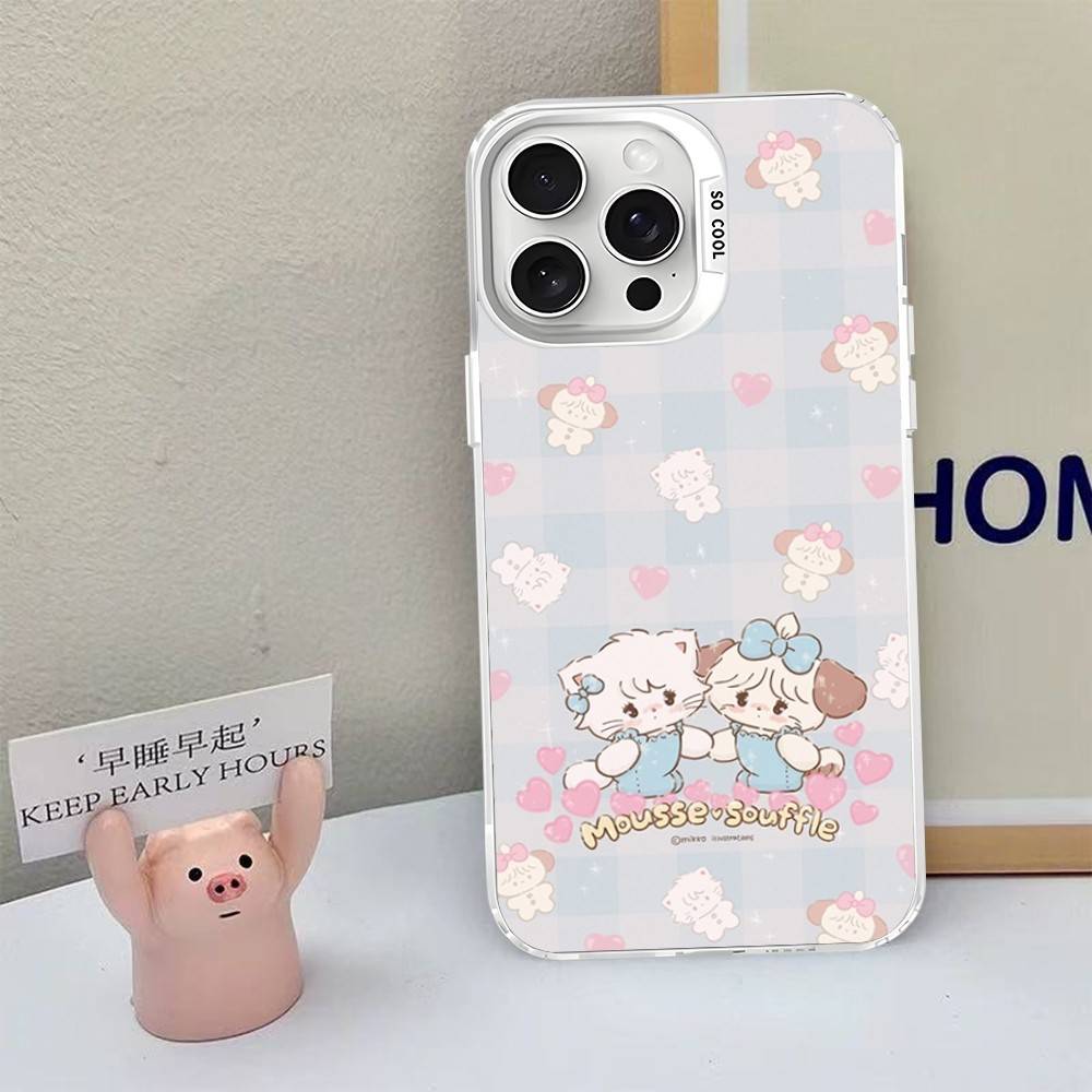 

Cute M-mikko C-characters Famous Art Phone Case For IPhone 16 15 14 13 12 11 Pro Max XR XSMAX Plus Matte Shockproof Back Cover iPhone iphone16e
