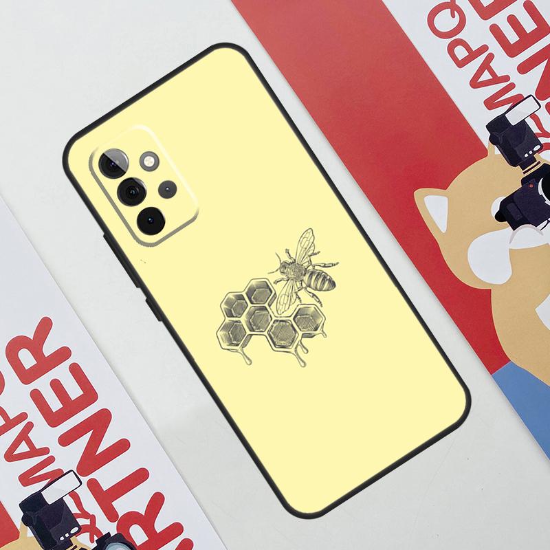 Bee Honey Case For Samsung Galaxy A53 A16 A26 A36 A56 A55 A35 A15 A52 A32 A12 A33 A13 A14 A34 A54 A17