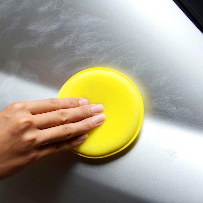 12/24Pcs Car Foam Sponge Wax Applicator Cleaning Detailing Pads Wax Soft Sponge Cleaning Accessories Dust Remove Auto Care Polishing Pad