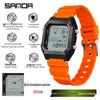 Sanda Men's Large Screen Luminous Multifunctional Waterproof Countdown Wristwatch