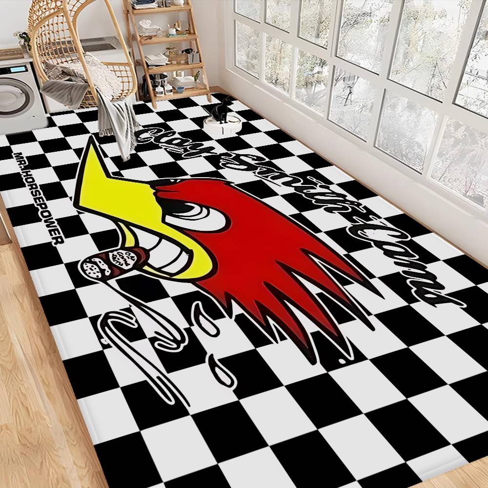 Mr H-Horsepower Room Mats Nordic Style Home Doormat Bathroom-Toilet Mats Bedroom Hotel Decor Mat