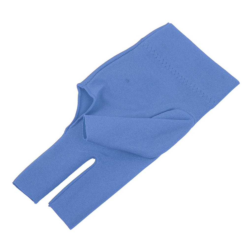 Biljard Pool Hansker 3 Fingre Køhansker Skyttere Snooker Kø Sportshanske For Venstre Høyre Hånd Blå