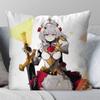 Noelle Anime GGenshin Impact Pillow Case Fashion Square Pillowcase Bedroom Sofa Room Ins Decoration Leisure