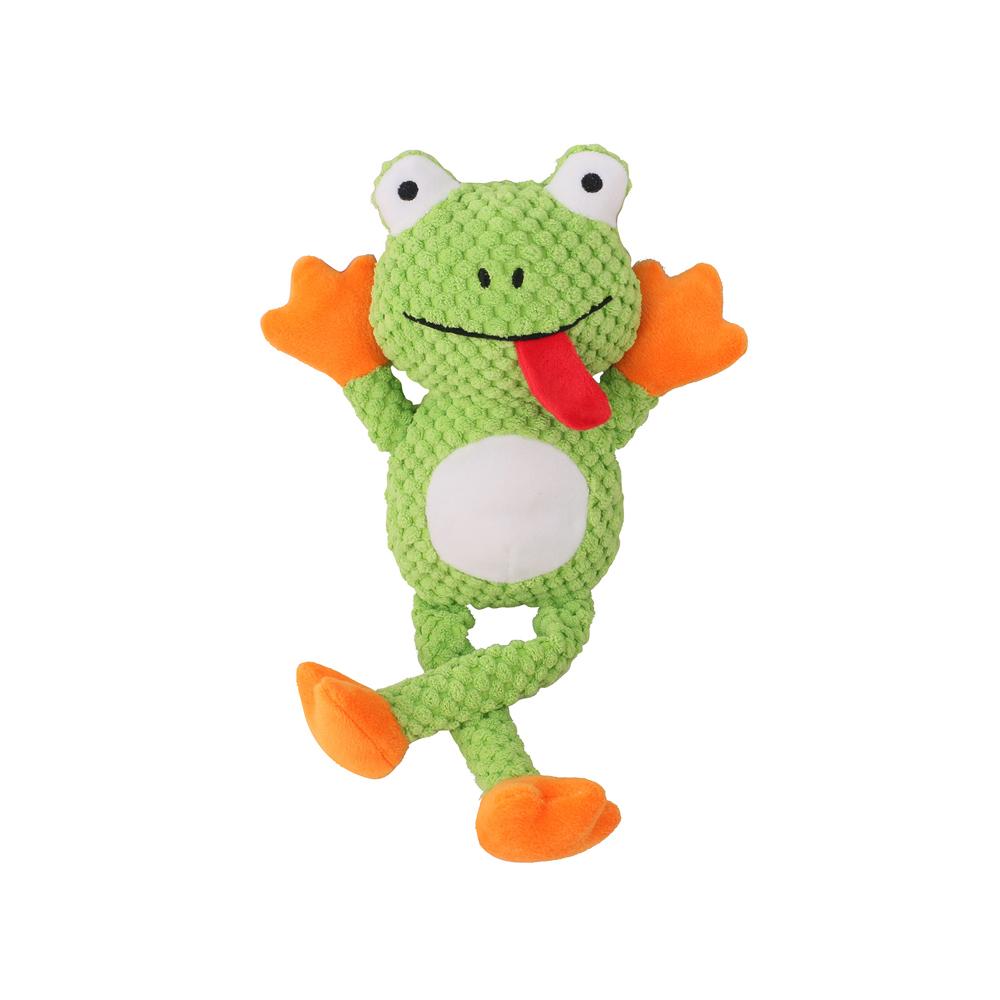 Green Frog Pet Dog Squeaky Sound Toy Cute Animal Small Dog Toy Puppy