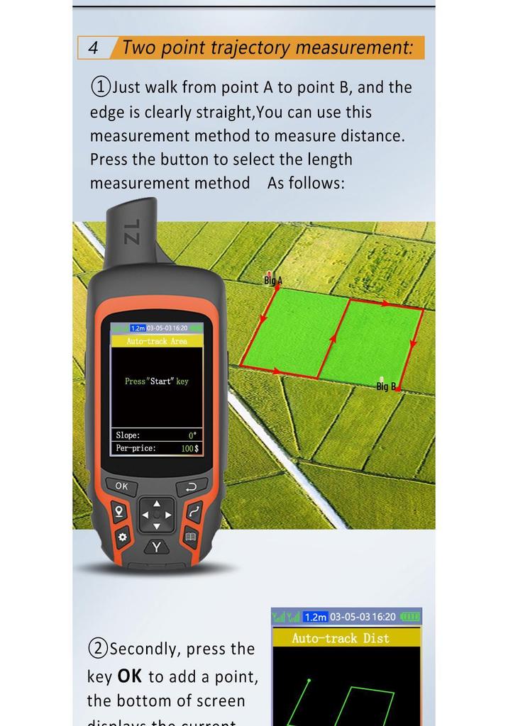 ZL-166 High-Precision Handheld GPS (English Version)