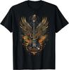 Rock & Roll Guitar with Wings T Shirt