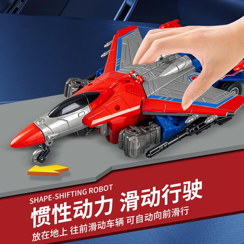 Flugzeug Transformations Roboter Spielzeug Simulation Trägheitsjäger Modell Commander Actionfigur Film Handheld Kinderspielzeug Geschenke