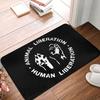 Cute Rainbow Vegan Food Doormat Mat Anti-Slip Plant Based Diet Kitchen Bath Balcony Rug Carpet 40*60cm
