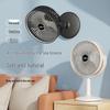 Rechargeable Desktop Fan with Ambient Night Light - Portable for Office, Home, Dorm
