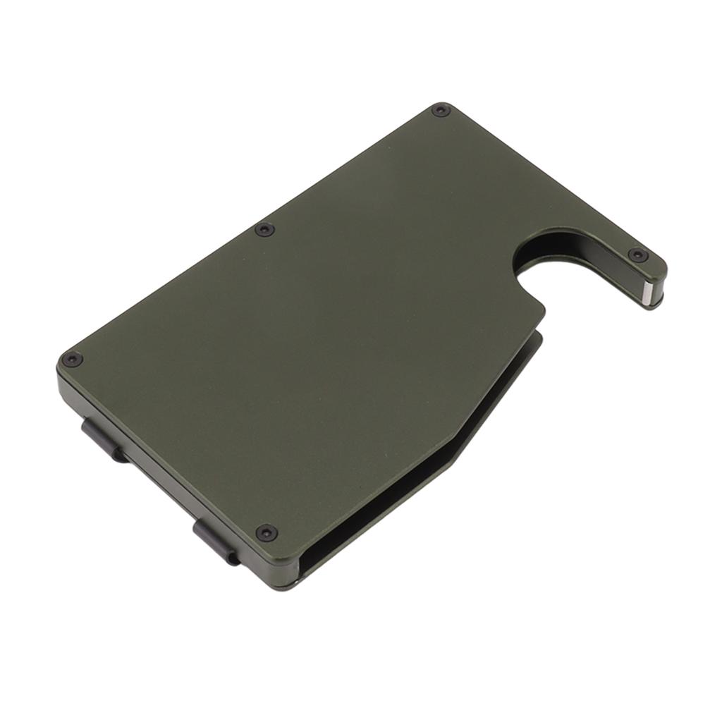 Minimalist Card Holder Aluminum Alloy Auto Ejected Anti Theft Credit Card Wallet for Business