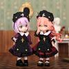 Ob11 Doll Clothes Nun Maid Suit Dress Tricolor Doll Clothes Set for Obitsu11 GSC 1/12 Doll Clothes Doll Accessories