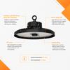 Germany Warehouse 5000K  CCT 50W 60W 80W Liteon 5050 LED PC Lens 200 Lm Per W IP65 IK08 7 Year Warranty LED High Bay Light