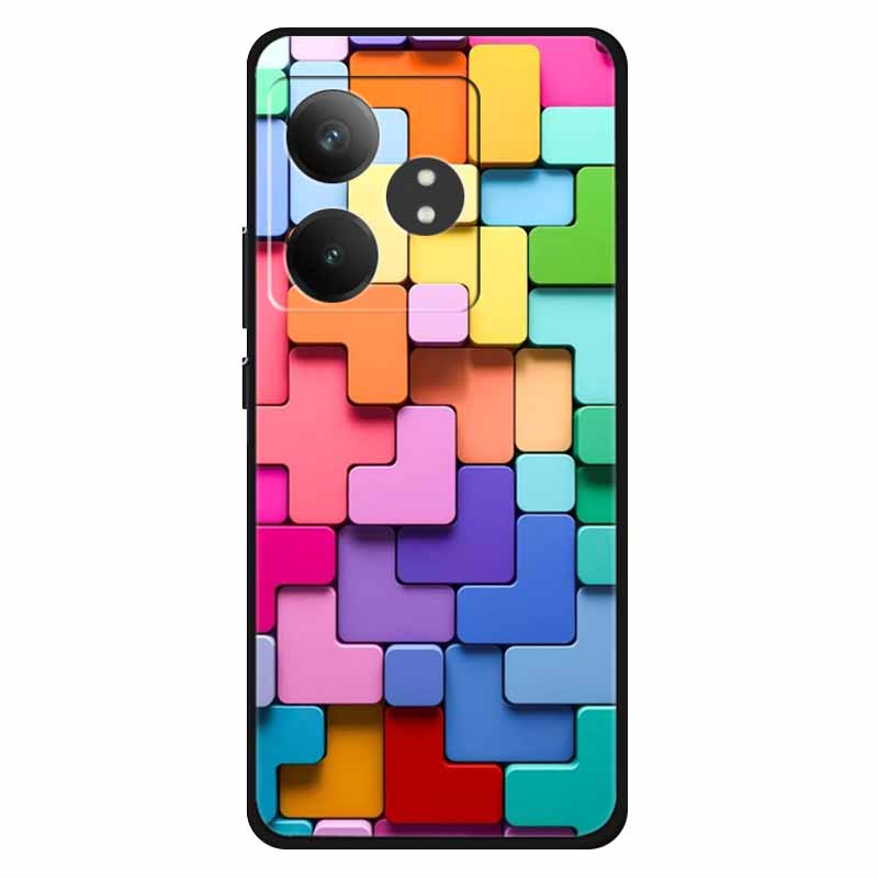 Funda For Realme GT 6T / GT 6 Cases Silicone Planet Painted TPU Soft Phone Back Cover For RMX3853 Protective Coque RMX3851  GT 6