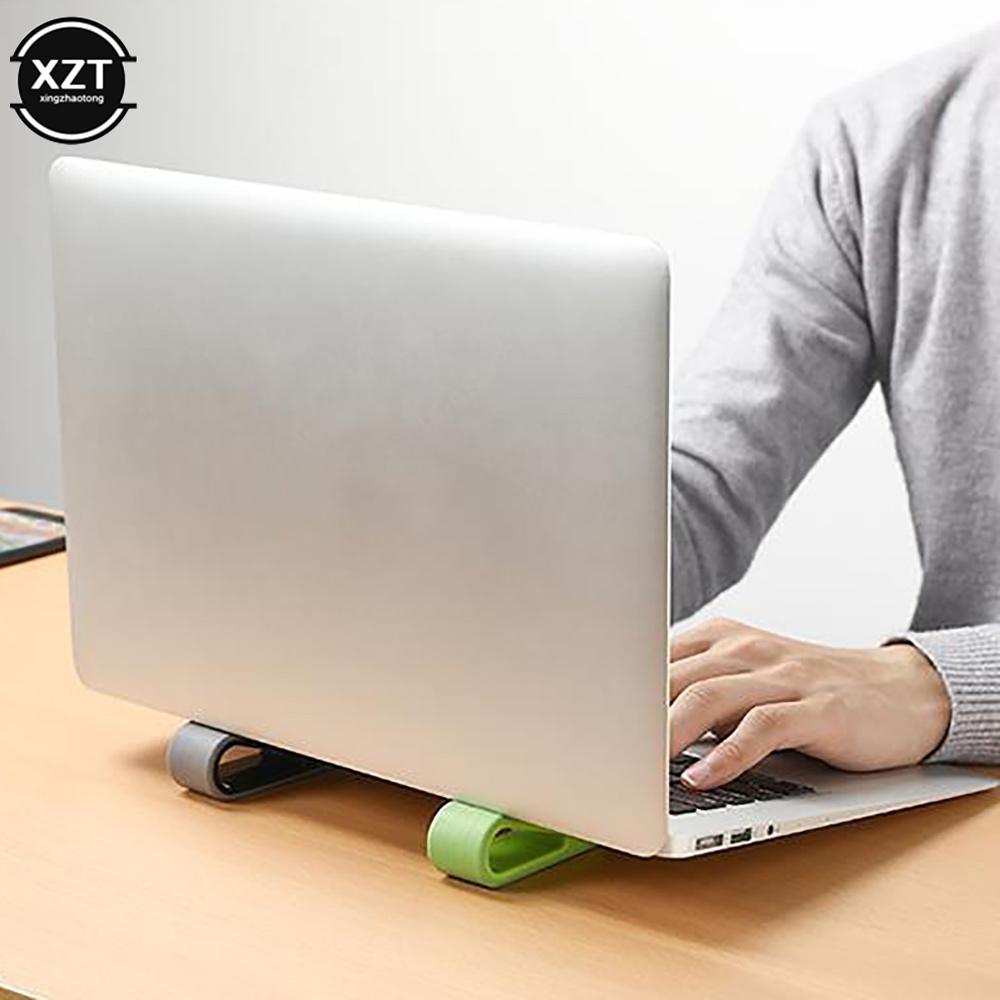 Portable Simple Laptop Stand Adjustable Cooling Bracket Desktop Computer Increased Shelf Cooler Base Pad Bracket Office Supplies