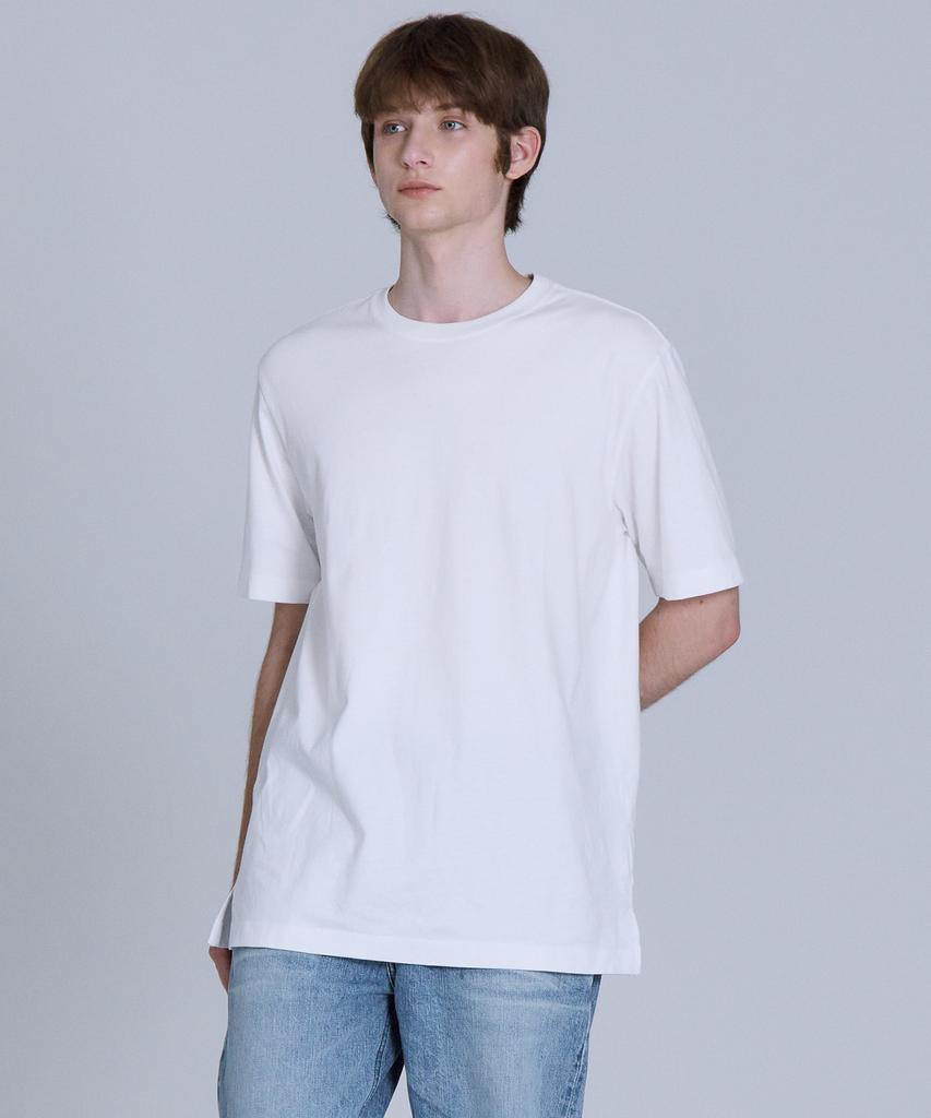 BASIC HOUSE [2Pack] Layered Oversized Short Sleeve T-Shirt Standard Length (+4Cm) 2 Pack Lats0114