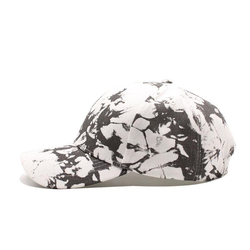 New tie-dye baseball cap men's and women's fashion trend cap spring and summer outdoor leisure visor