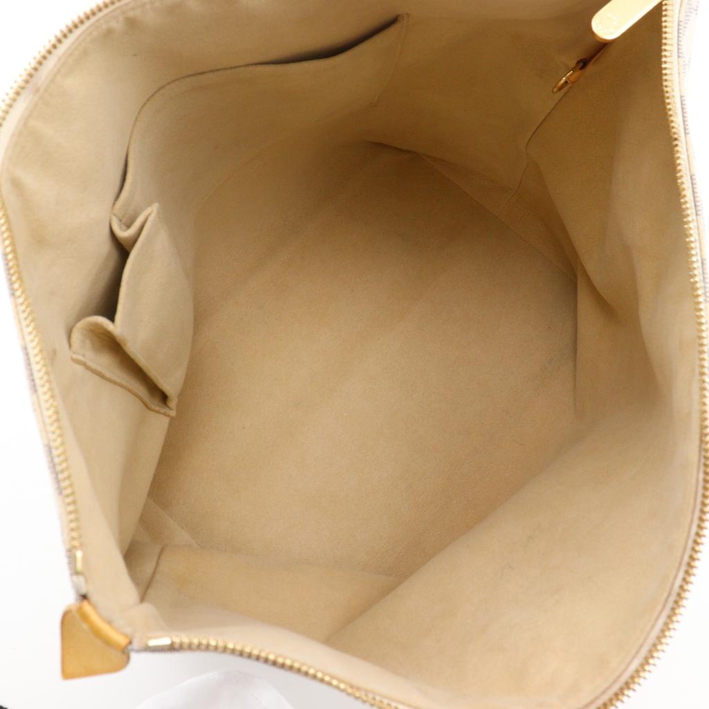 LOUIS VUITTON SaleyaMM Tote Bag N51185 White Damier Azur Canvas Women Used
