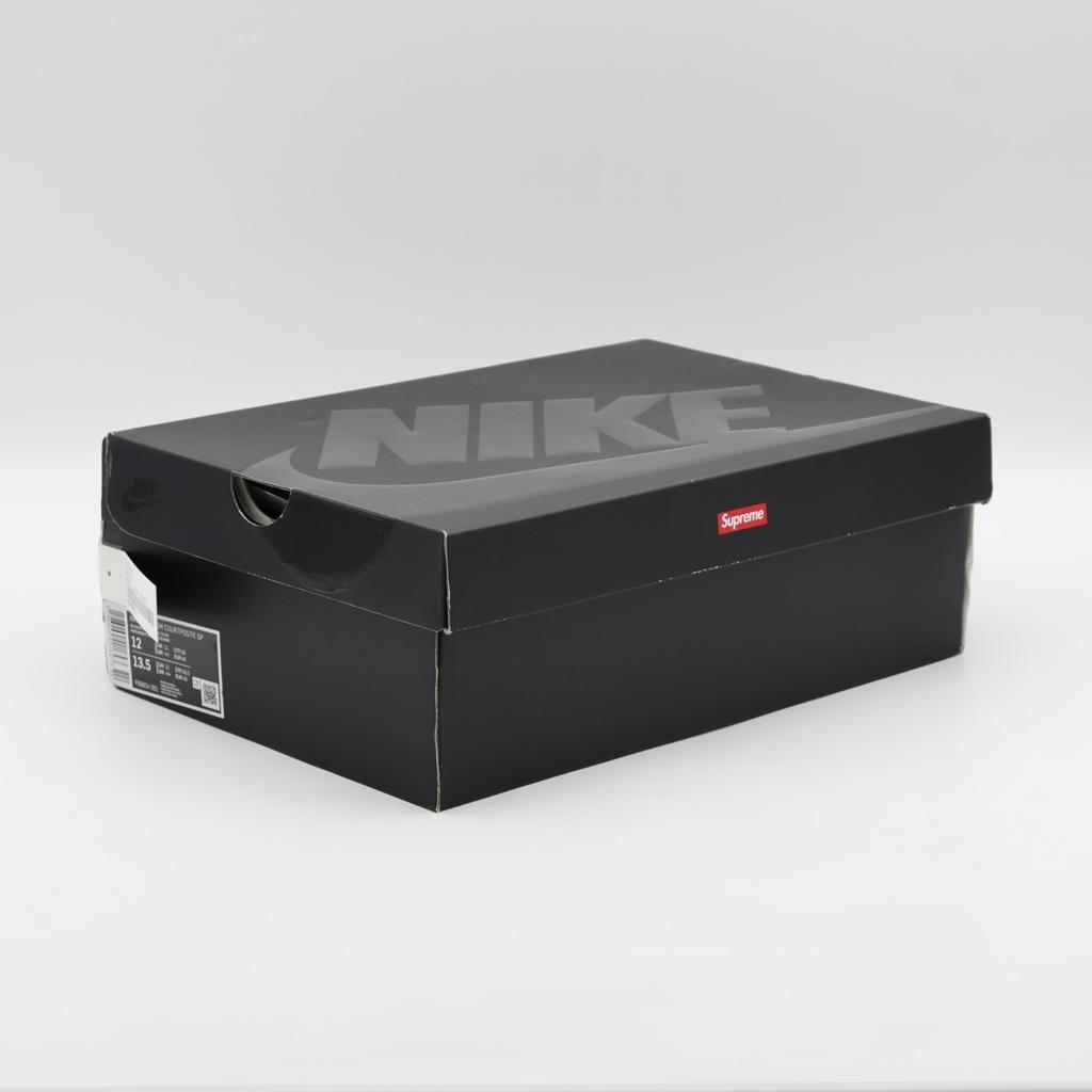 FB8934-001 Supreme Nike Air Zoom Courtposite Black Metallic Silver (Men's)