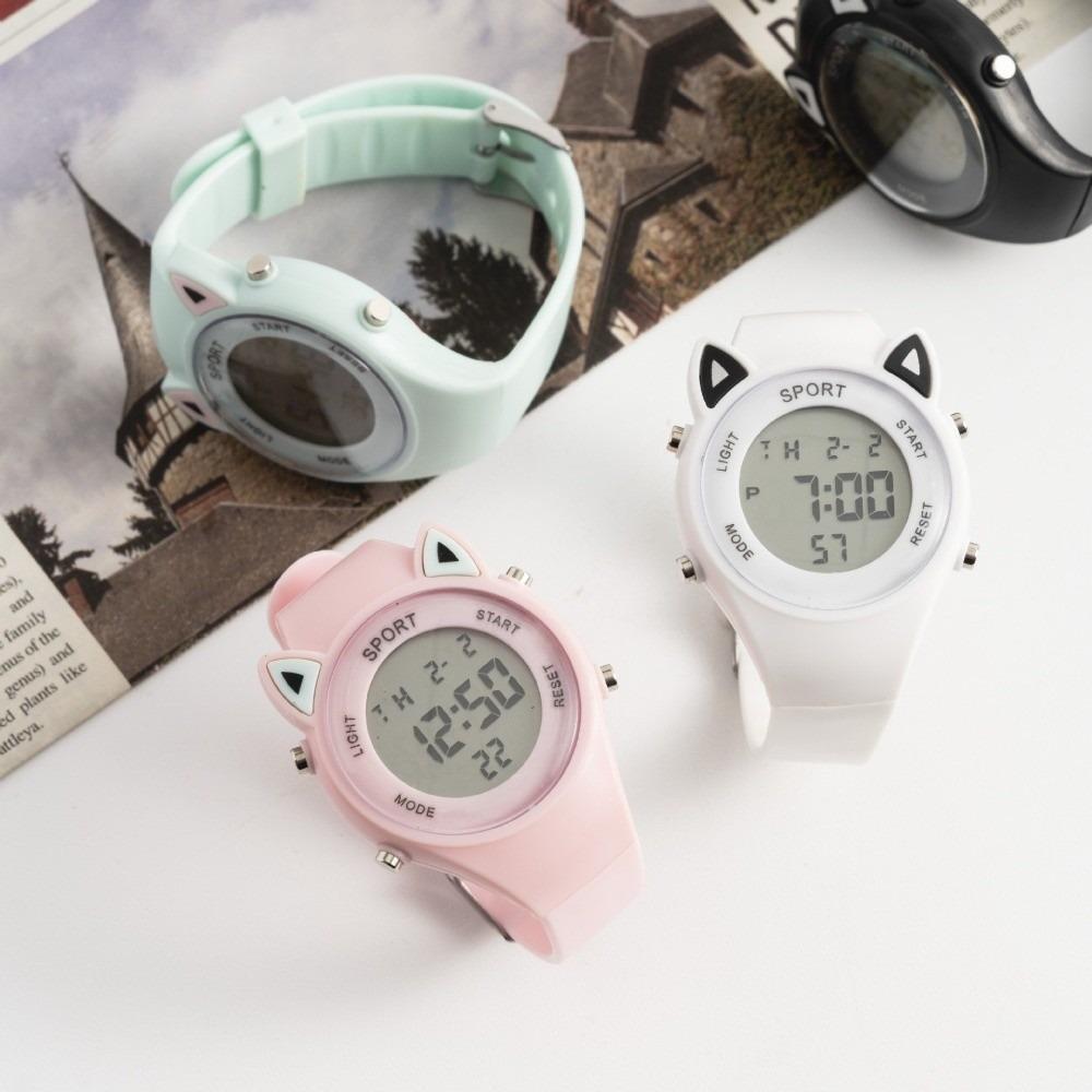 Comfortable Kids Watch with Bracelet Sports Electronic Watch Cute Children's Watch  for Students