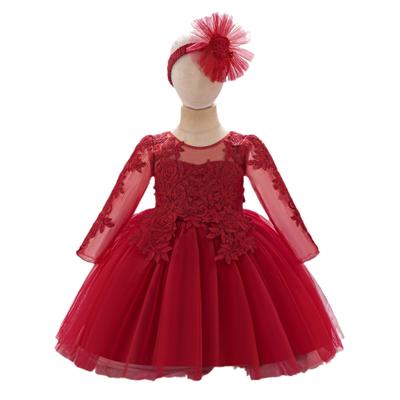 0-3Y Christmas Dress Newborn Baptism Wedding Dress for Baby Girl First Birthday Party Wear Toddler Girl Christening Gown Clothes LAL02