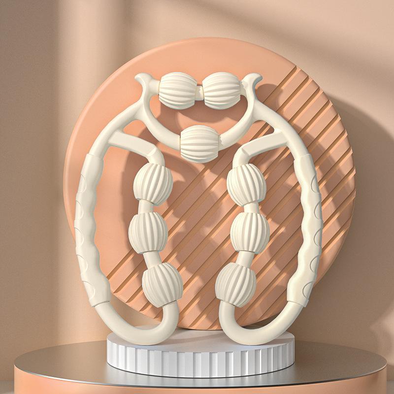 9-Wheel Leg Massager: Soothing Calf Roller for Muscle Relaxation and Beauty