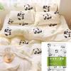  Disposable Quilts Cover Bed Sheet Set for Overnight Guests or Emergency Bedding