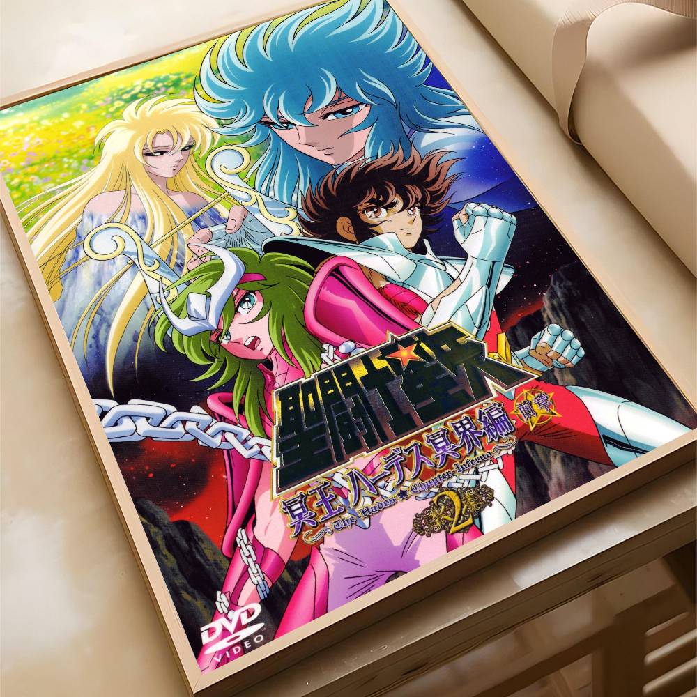Saint Seiya The Hades Chapter - Inferno Trilogy DVD Cover Poster Bedroom Bedside Wall Decor Living Room Entrance Mural