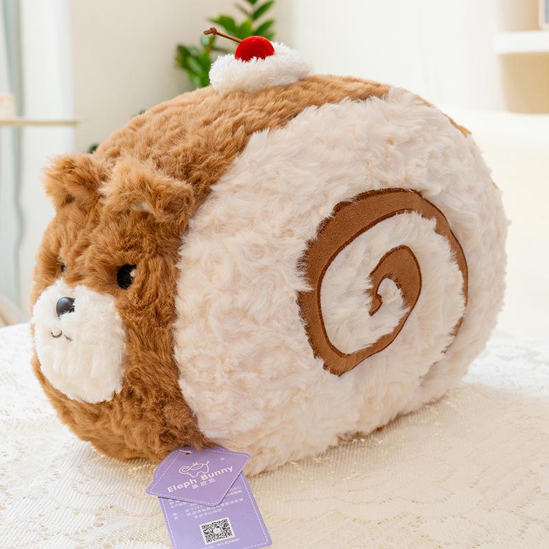 Popular Bear Series Swiss Roll Cake Dolls - Cute and Creative Birthday Gift Bear Hug Pillow Cushion