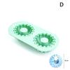 2 Cavity Heart Round Lace Grooved Baking Mousse Cake Pudding Dessert Chocolate French Pastry Silicone Molds