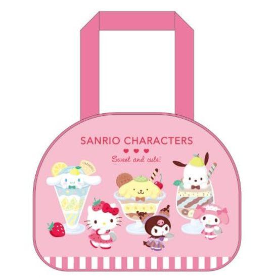 

Kids Vinyl Boston Bag Sanrio Characters Pink [K Company]