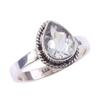 Natural Green Amethyst Gemstone Handmade 925 Solid Sterling Silver Ring S.6 d6d54