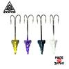 ELPIS Gatsugatsu Dragon Double Hooks for Hairtail Tenya Dual for Hairtail and Boat Fishing of (50g/60g), Use, (Set 4)