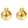 Women Piercing Stud Earrings Chunky Waterdrop Hollow Earrings Fashion Jewelry For Women Girls