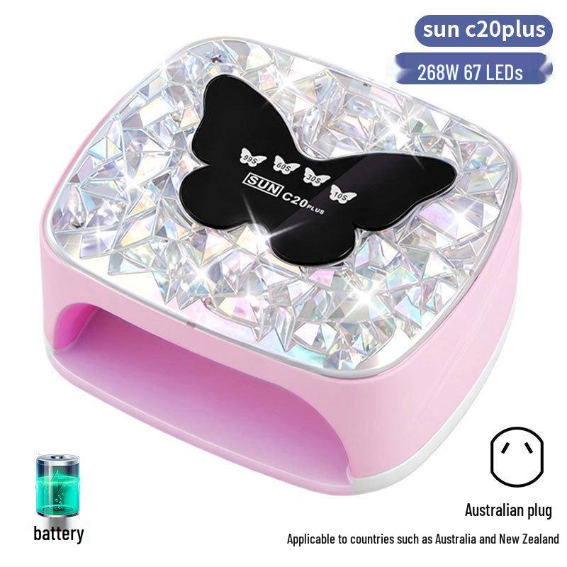 256W High Power UV/LED Dual Light Nail Curing Lamp