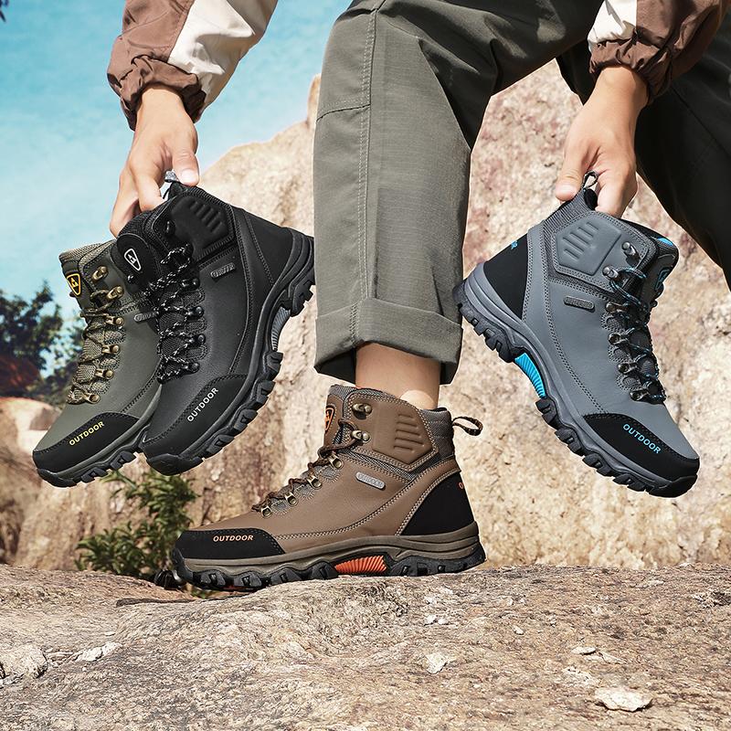 TUINANLE Outdoor Hiking Shoes Walking Hiking Boots Non-SlipTactical Trekking Shoes for Men