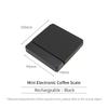 Digital Coffee Scale 0.1g High Precision 2kg With Timer Rechargeable Electronic Mini Kitchen Espresso Accessories Barista Tools