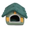 Pet Bed House Soft Warm Cat Bed Cave Detachable Cozy Dog House for Hamsters Rabbits Raccoons Skunks