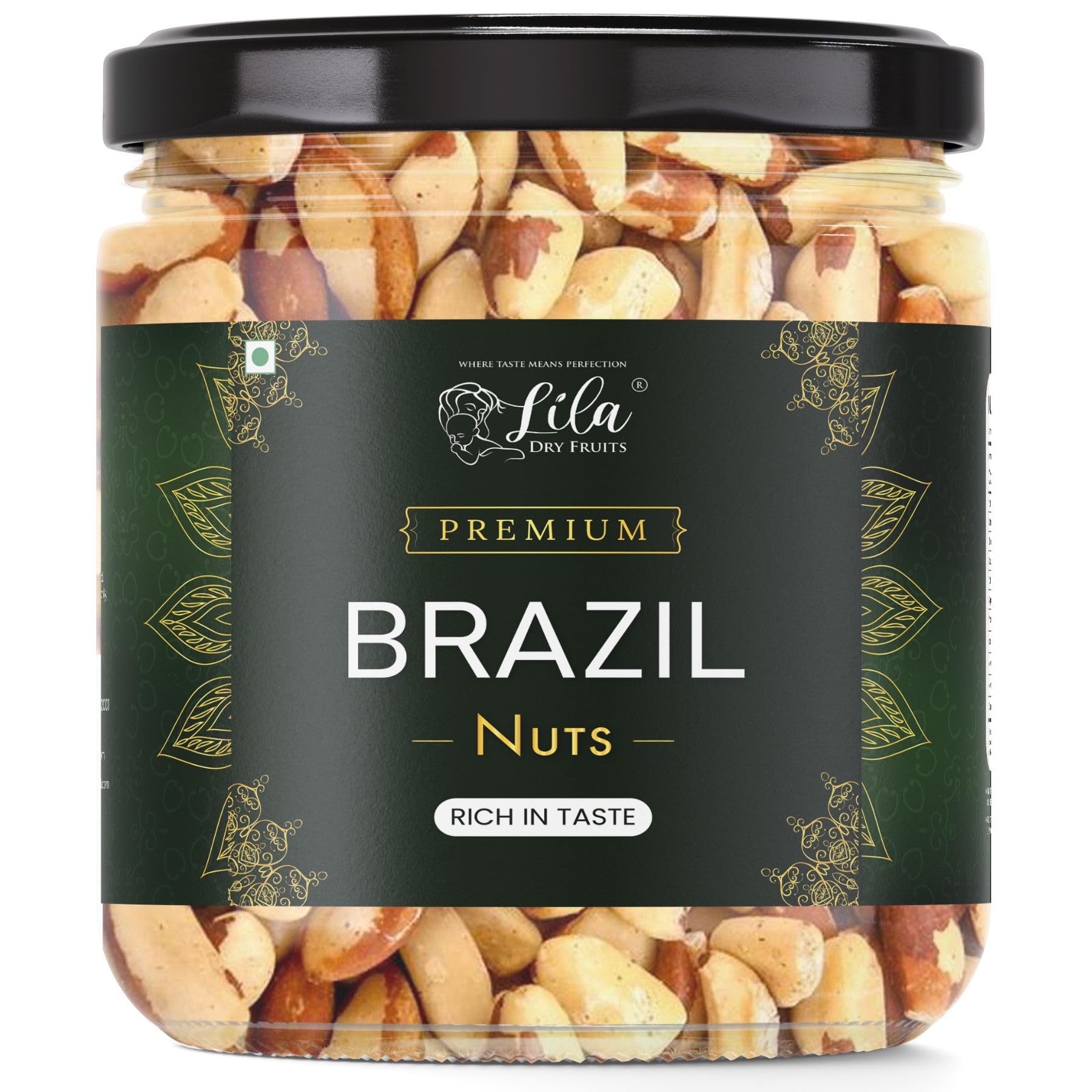 

LILA DRY FRUITS Brazil Nuts 100 g Delicious Raw Nuts | Premium Grade A+ Jumbo Size, Rich Natural Source Of Selenium, Protein And Vitamins | Crunc