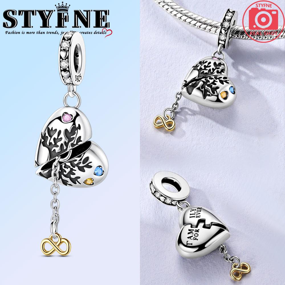 Kupferrosa Herz Niedliche Haustier Katze Charms Perlen Passen Original Armband Halskette Echtschmuck Frauen DIY Geschenke