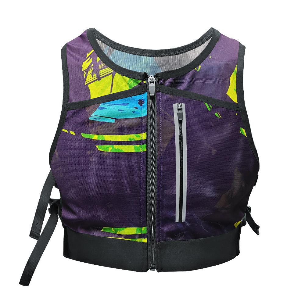 Running Vest Bag Reflective Chest Pack for Hiking  Riding Cycling Chest Pack Waist Bag Jogging Night Walking Sports