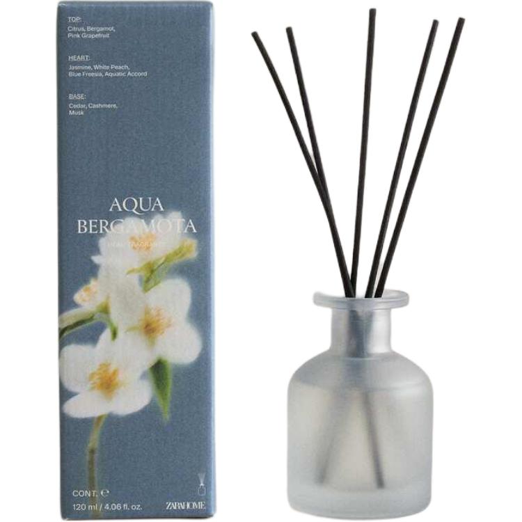 

Zara home AQUA BERGAMOTA Thin Stick Air Freshener Aromatherapy Fragrance Blue 120ml синий