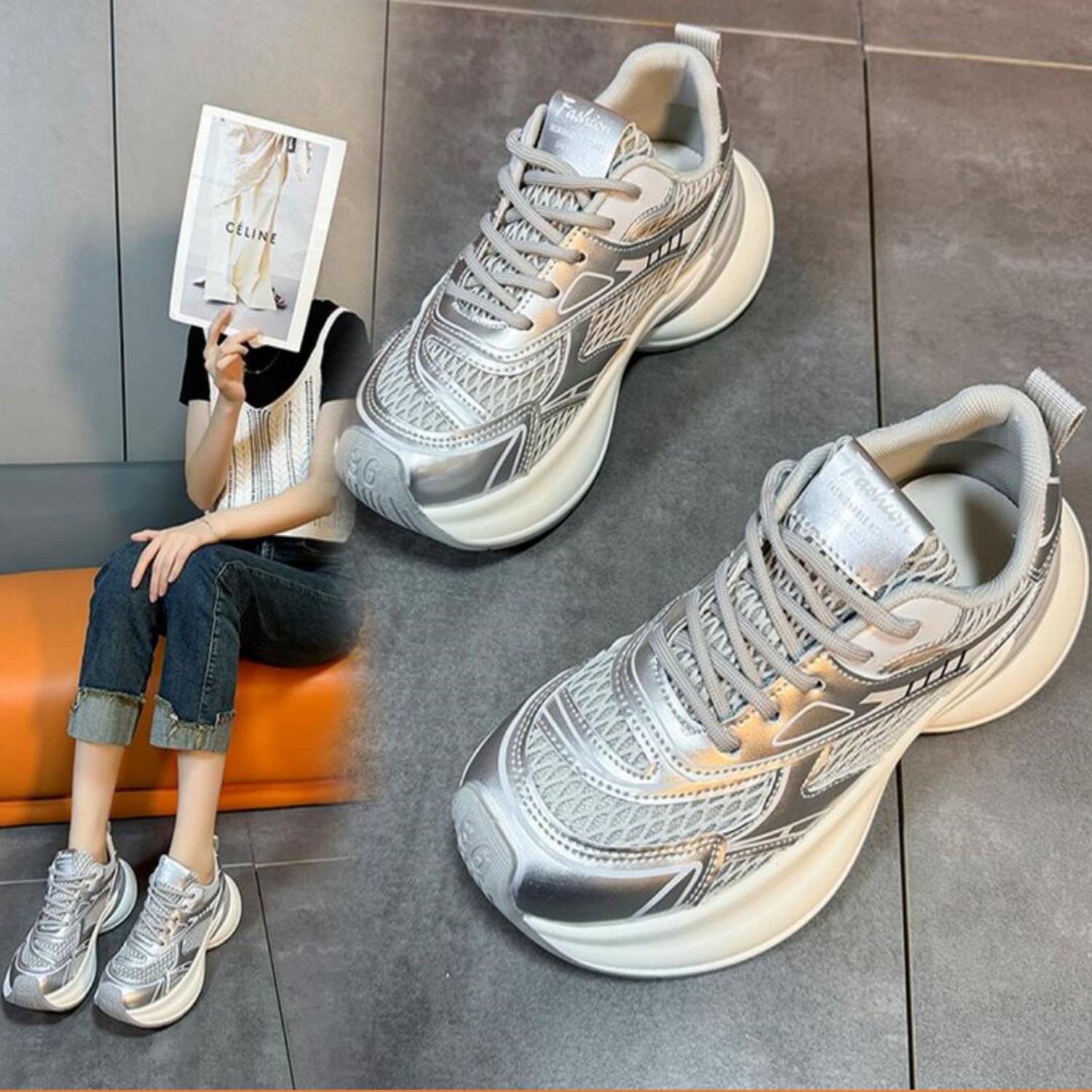 Модные женские кроссовки в стиле ретро — фото 6