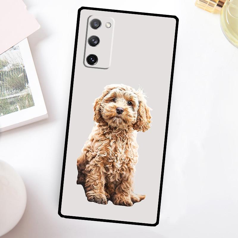 Brown Cockapoo Phone Case For Samsung Galaxy S26 S25 S24 S23 Ultra S20 FE S10 S21 S22 Plus S25 FE Cover