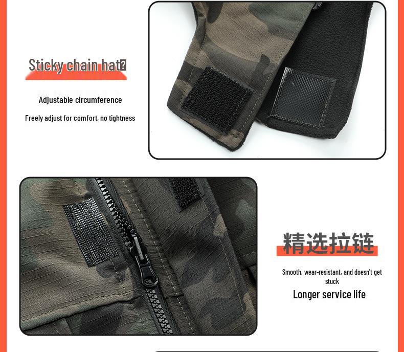 Graphene Insulated Camo Jacket: Unisex, Waterproof, Warm Cotton, Windproof, For Cold Weather & Workwear
